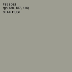 #9E9D92 - Star Dust Color Image